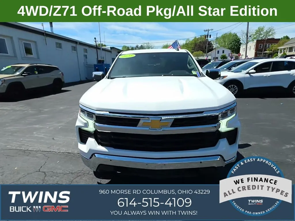 White 2023 Chevrolet Silverado 1500 LT for sale in Columbus, OH