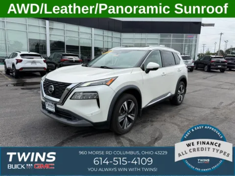 White 2021 Nissan Rogue SL for sale in Columbus, OH