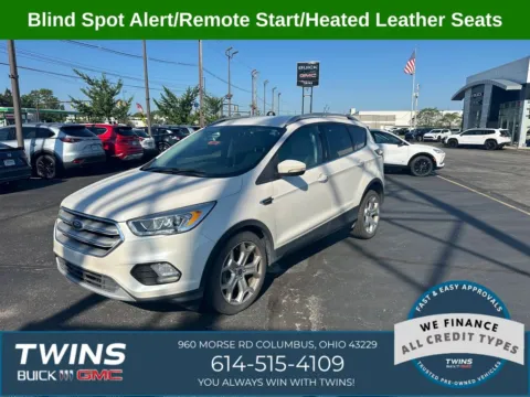 White 2017 Ford Escape Titanium for sale in Columbus, OH