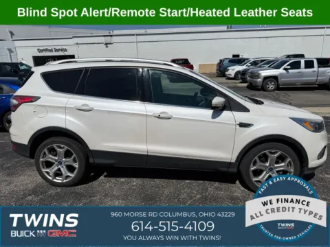 White 2017 Ford Escape Titanium for sale in Columbus, OH