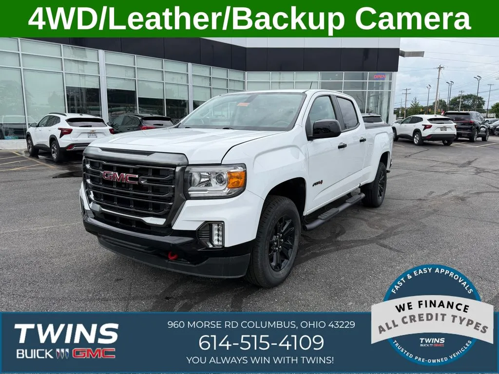 White 2022 GMC Canyon AT4 w/Leather for sale in Columbus, OH