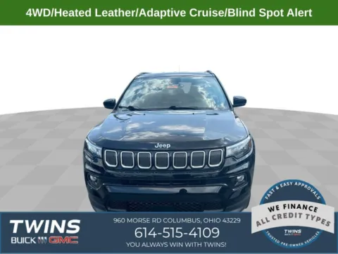 Black 2022 Jeep Compass Limited for sale in Columbus, OH