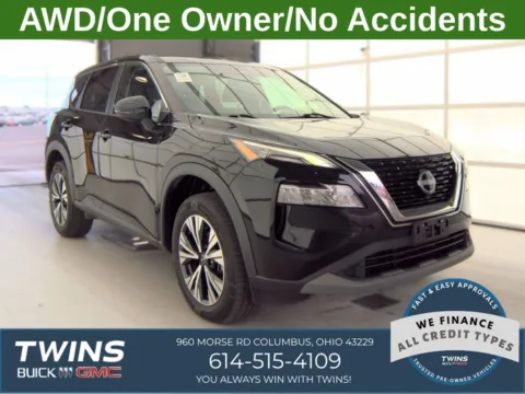 Black 2022 Nissan Rogue SV for sale in Columbus, OH