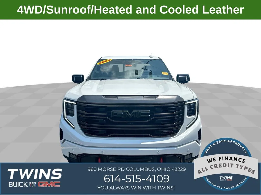 White 2022 GMC Sierra 1500 AT4X for sale in Columbus, OH