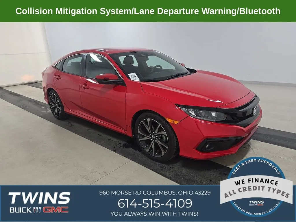 Red 2021 Honda Civic Sport for sale in Columbus, OH