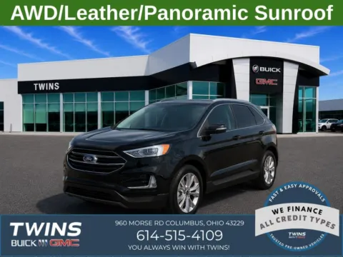 Black 2020 Ford Edge Titanium for sale in Columbus, OH