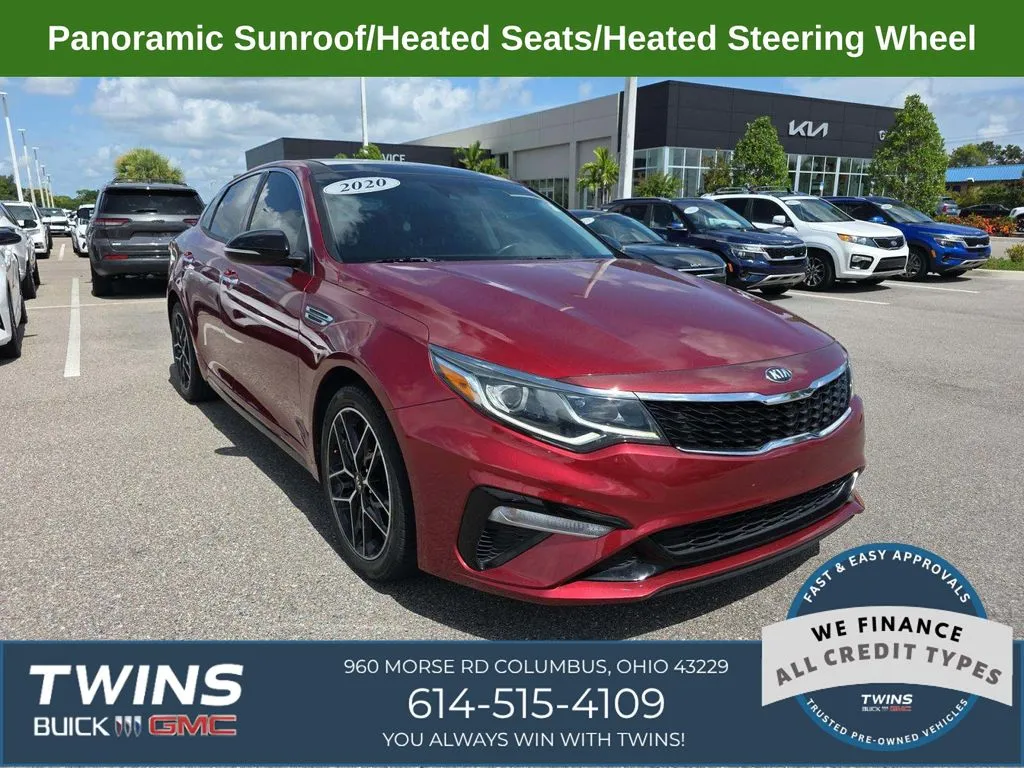 Red 2020 Kia Optima SE for sale in Columbus, OH