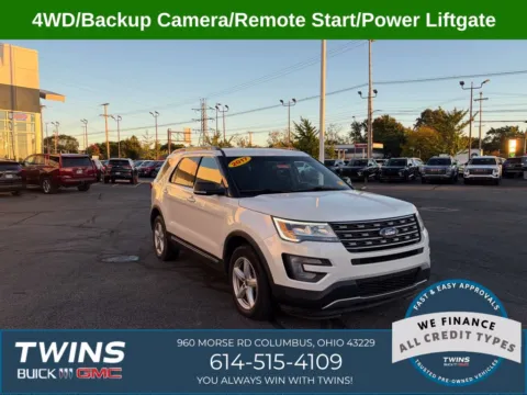 White 2017 Ford Explorer XLT for sale in Columbus, OH