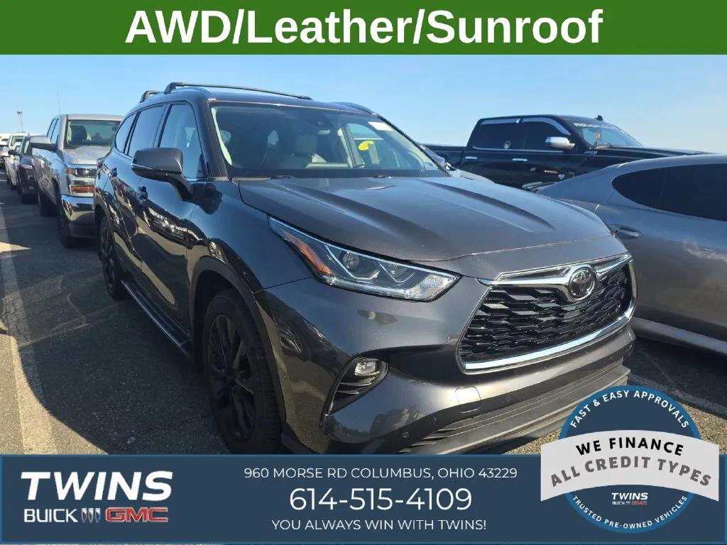 Gray 2021 Toyota Highlander Limited for sale in Columbus, OH