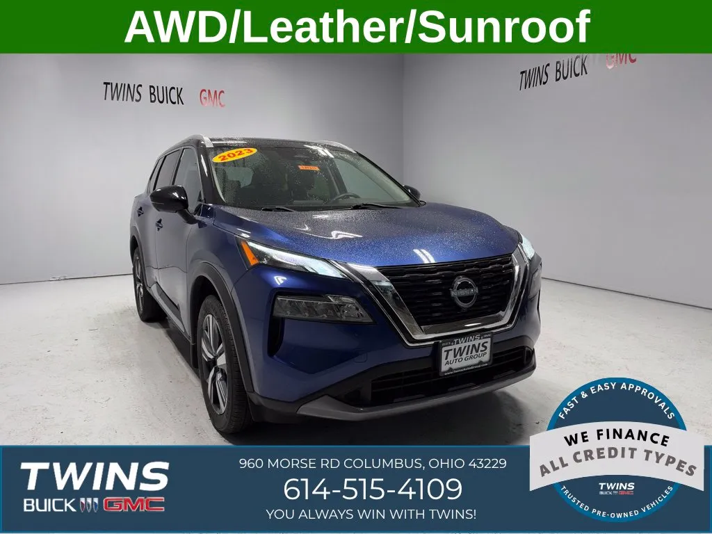Blue 2023 Nissan Rogue SL for sale in Columbus, OH