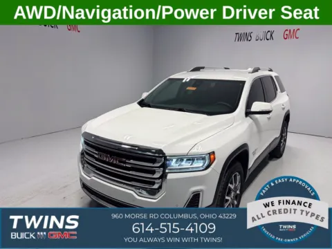 White 2023 GMC Acadia SLE for sale in Columbus, OH