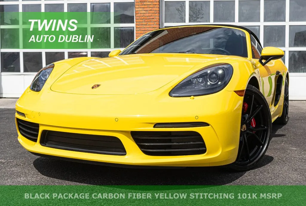 Yellow 2023 Porsche 718 Boxster S for sale in Dublin, OH