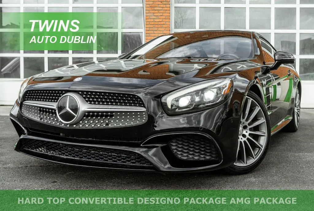 Black 2017 Mercedes-Benz SL-Class SL 450 for sale in Dublin, OH