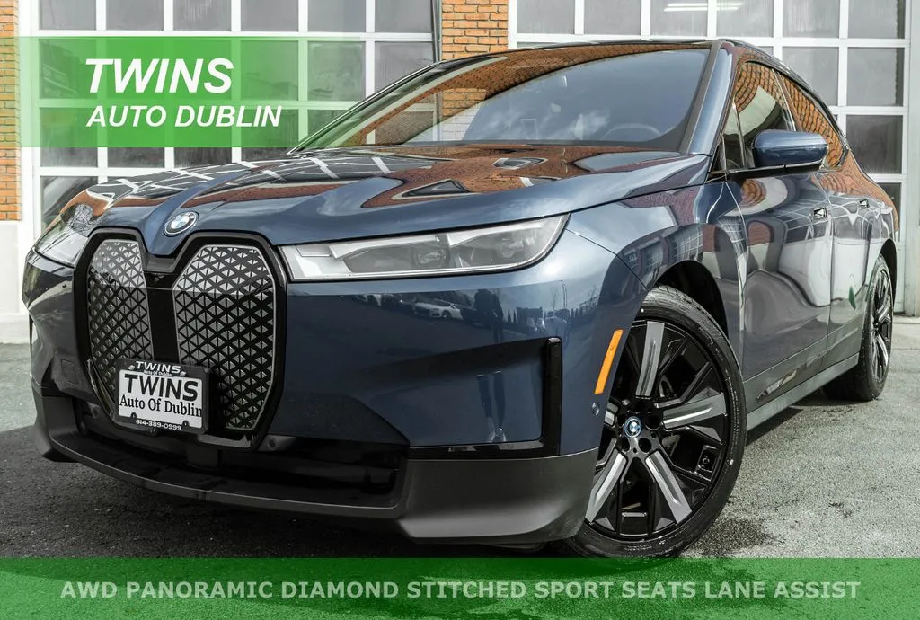 Blue 2023 BMW iX xDrive50 for sale in Dublin, OH