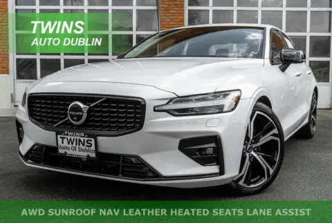 White 2023 Volvo S60 B5 Plus Dark Theme for sale in Dublin, OH