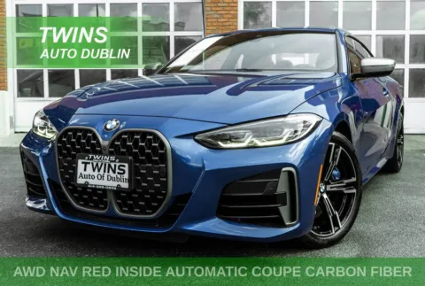 Blue 2024 BMW 4 Series M440i xDrive for sale in Dublin, OH