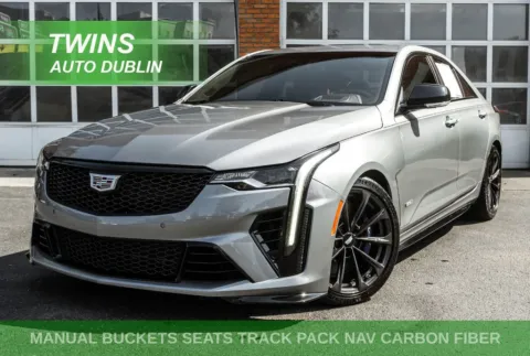 Silver 2023 Cadillac CT4 V-Series for sale in Dublin, OH