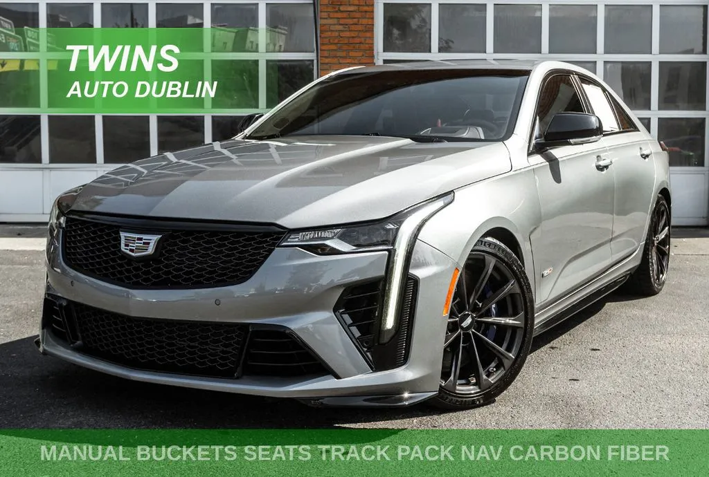 Silver 2023 Cadillac CT4 V-Series for sale in Dublin, OH