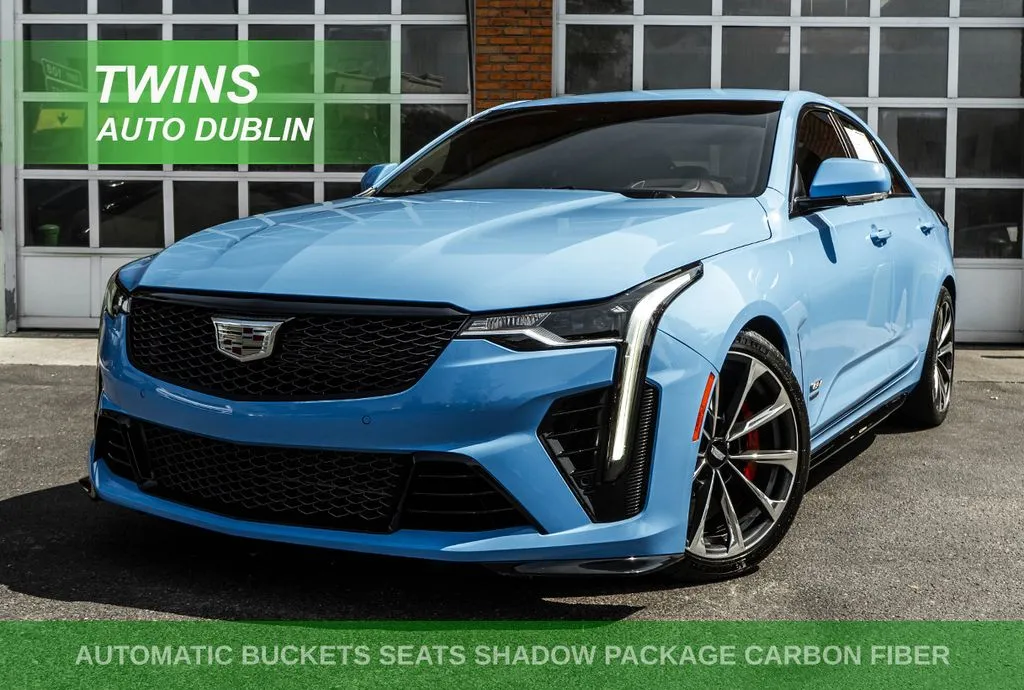 Blue 2023 Cadillac CT4 V-Series for sale in Dublin, OH