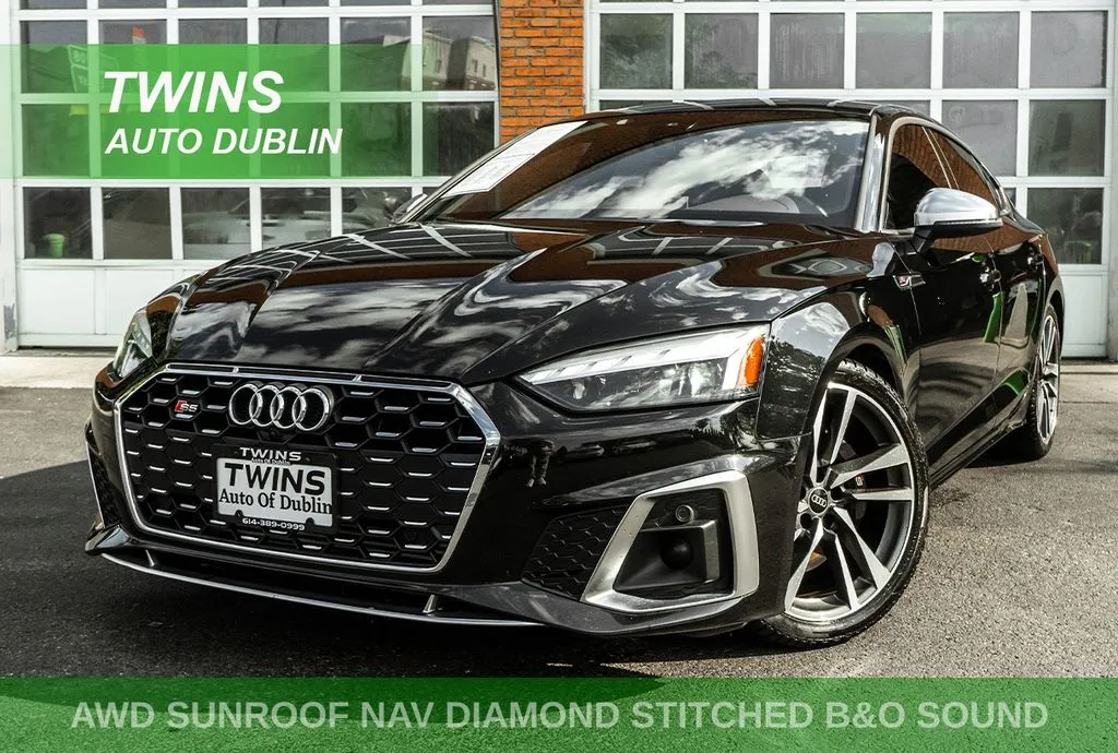 Black 2022 Audi S5 Sportback Premium Plus for sale in Dublin, OH