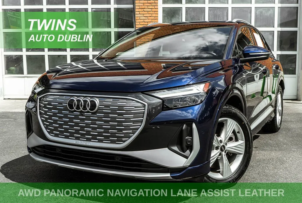 Blue 2024 Audi Q4 e-tron Premium Plus for sale in Dublin, OH
