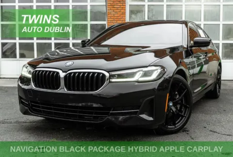 Black 2023 BMW 5 Series 530e iPerformance for sale in Dublin, OH