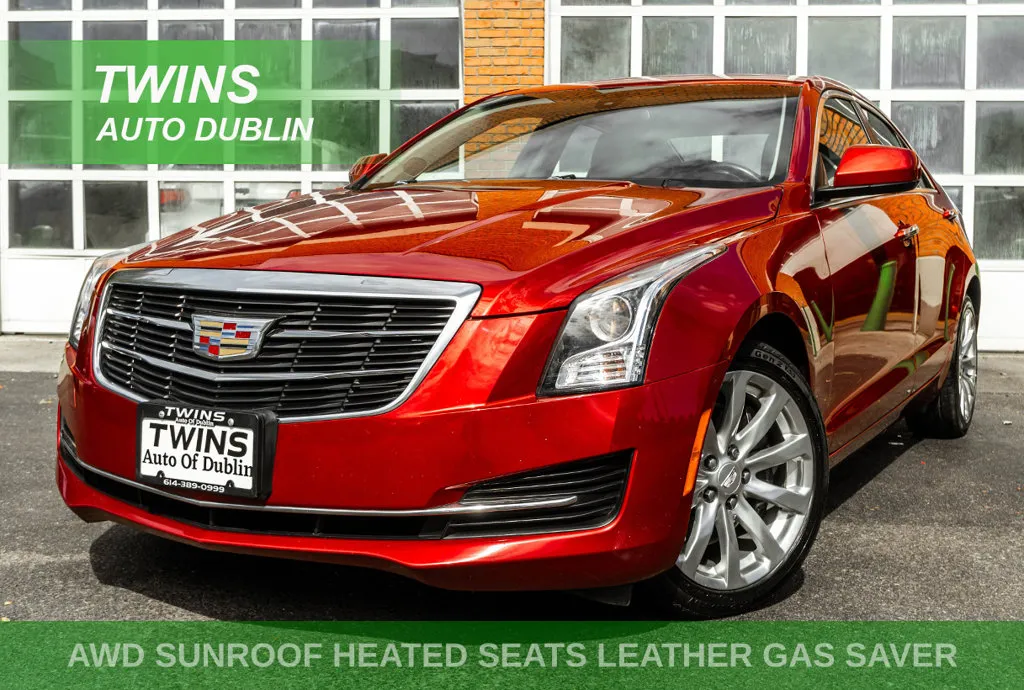 Red 2018 Cadillac ATS 2.0L Turbo for sale in Dublin, OH