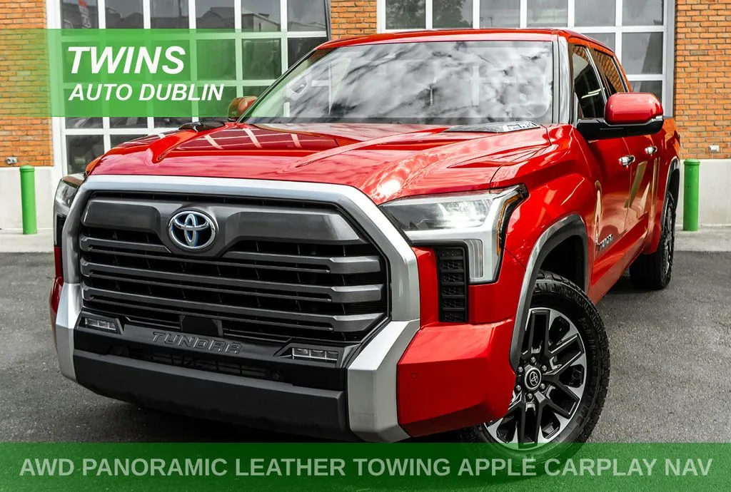 Red 2023 Toyota Tundra Hybrid Limited for sale in Dublin, OH