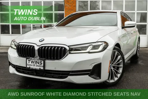 White 2021 BMW 5 Series 530i for sale in Dublin, OH