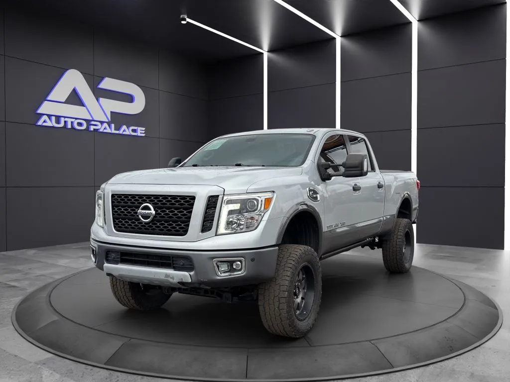 Silver 2018 NISSAN TITAN XD SL TURBO DIESEL for sale in Columbus, OH