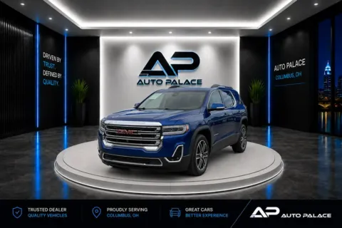Blue 2023 GMC ACADIA SLT ONLY 23K MILES 3RD ROW for sale in Columbus, OH