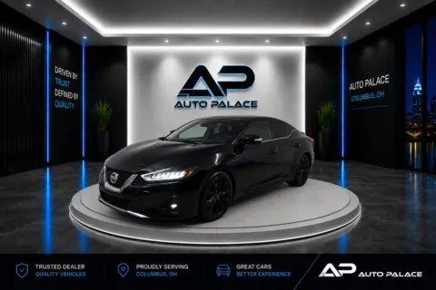 Black 2020 NISSAN MAXIMA SR LEATHER NAV ROOF SHARP for sale in Columbus, OH