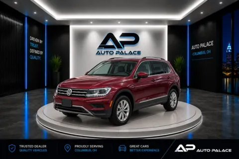 Red 2018 VOLKSWAGEN TIGUAN SE for sale in Columbus, OH