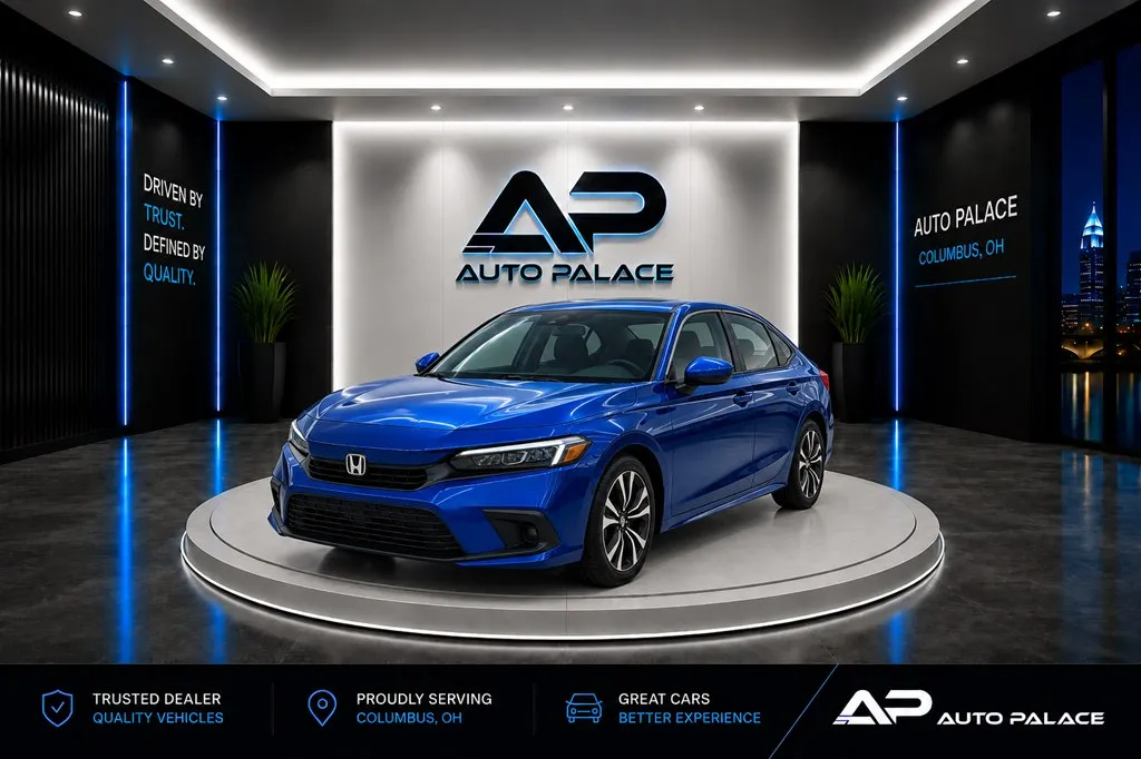 Blue 2023 HONDA CIVIC EX for sale in Columbus, OH