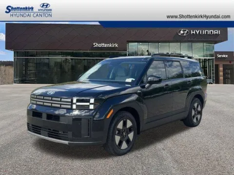 Black 2025 Hyundai Santa Fe Hybrid SEL for sale in Canton, GA