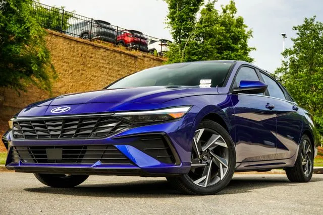 Blue 2024 Hyundai Elantra SEL for sale in Canton, GA