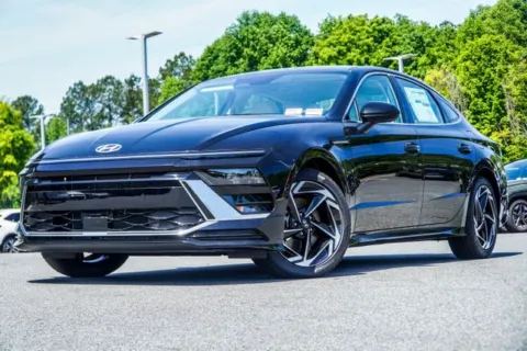 Black 2026 Hyundai Sonata SEL Sport for sale in Canton, GA