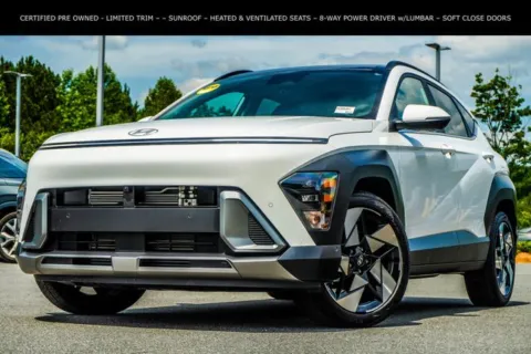White 2026 Hyundai Kona Limited for sale in Canton, GA