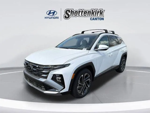 White 2026 Hyundai Tucson Limited for sale in Canton, GA