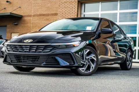 Black 2025 Hyundai Elantra Hybrid SEL Sport for sale in Canton, GA