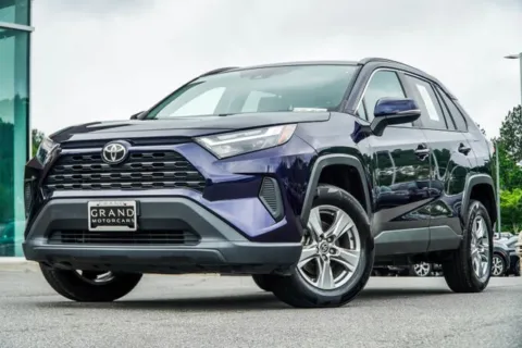 Blue 2022 Toyota RAV4 XLE for sale in Canton, GA