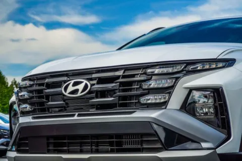 Photos of 2025 Hyundai Tucson Hybrid Blue for sale in Canton, GA at Grand Hyundai of Canton