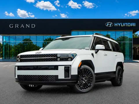 White 2025 Hyundai Santa Fe Hybrid Calligraphy for sale in Canton, GA