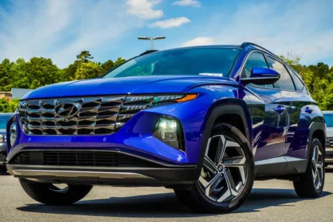 Blue 2023 Hyundai Tucson Limited for sale in Canton, GA