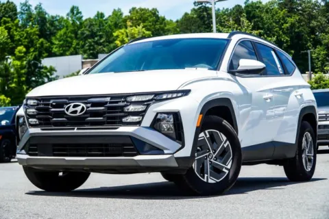 White 2025 Hyundai Tucson Hybrid Blue for sale in Canton, GA