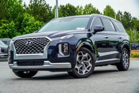Blue 2021 Hyundai Palisade Calligraphy for sale in Canton, GA