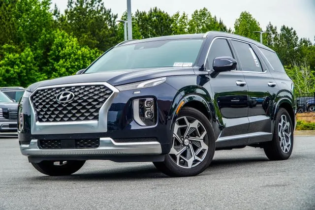 Blue 2021 Hyundai Palisade Calligraphy for sale in Canton, GA