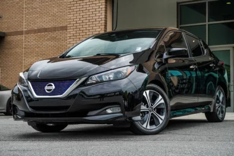 Black 2021 Nissan Leaf SV for sale in Canton, GA