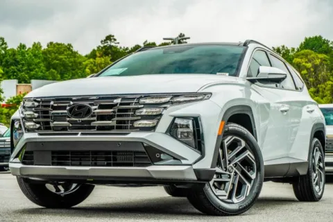 White 2026 Hyundai Tucson Hybrid Limited for sale in Canton, GA
