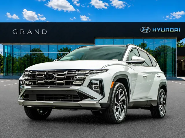 White 2026 Hyundai Tucson Hybrid Limited for sale in Canton, GA